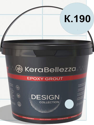 Затирка для плитки двухкомпонентная на эпоксидной основе KeraBellezza Design / Керабеллецца