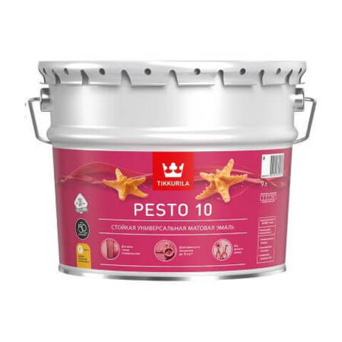 Эмаль интерьерная Tikkurila Pesto 10 / Тиккурила Песто 10 матовая