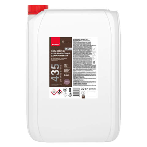 Антисептик невымываемый декоративный Neomid 435 / Неомид 435 концентрат 1:9