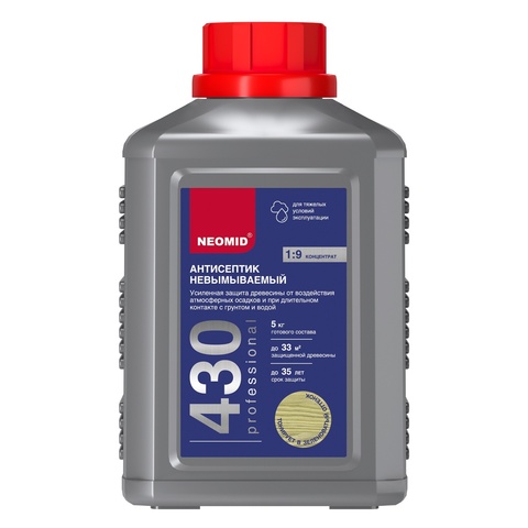 Антисептик невымываемый Neomid 430 / Неомид 430 концентрат 1:9