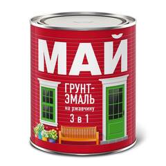 Грунт-эмаль 3 в 1 по металлу и ржавчине Май