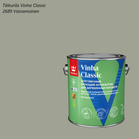 Кроющий антисептик для деревянных фасадов Tikkurila Vinha Classic / Тиккурила Винха Классик