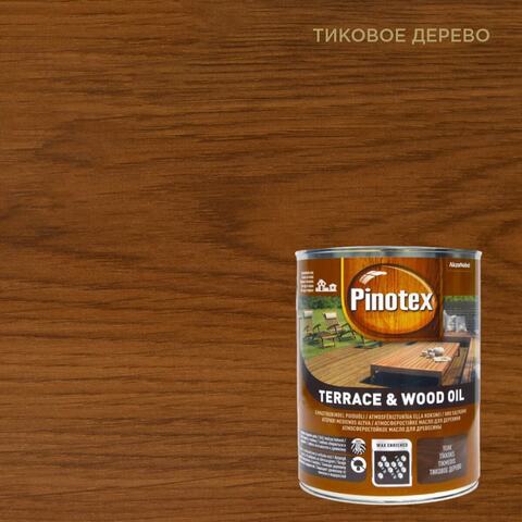 Масло для террас и садовой мебели Pinotex Wood&Terrace Oil / Пинотекс Вуд Террас Ойл
