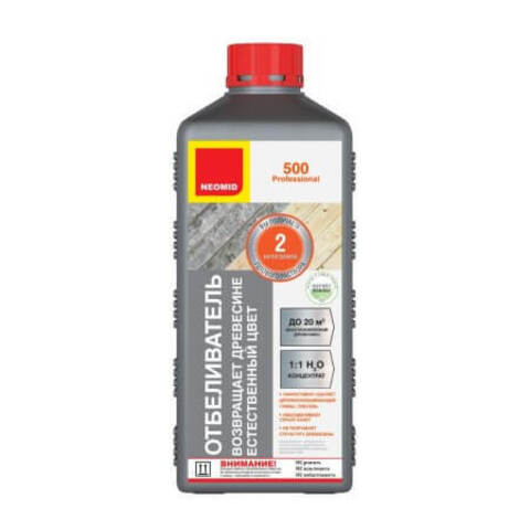 Отбеливатель древесины Neomid 500 / Неомид 500 концентрат 1:1