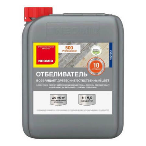 Отбеливатель древесины Neomid 500 / Неомид 500 концентрат 1:1