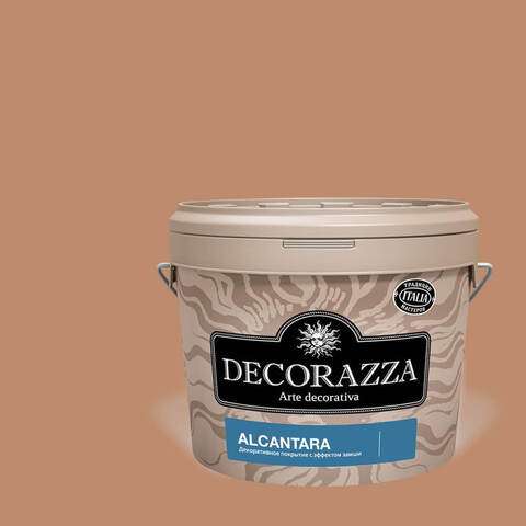 Декоративная штукатурка с эффектом замши и нубука Decorazza Alcantara / Декорацца Алькантара