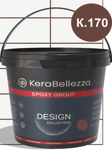 Затирка для плитки двухкомпонентная на эпоксидной основе KeraBellezza Design / Керабеллецца