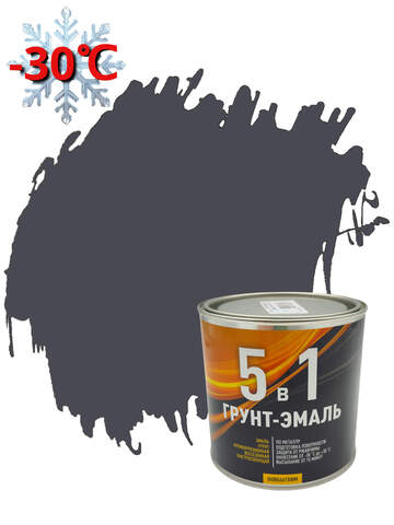 Грунт-эмаль по ржавчине 5 в 1 Новбытхим
