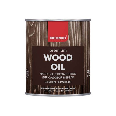 Масло деревозащитное для садовой мебели Neomid Premium / Неомид Премиум