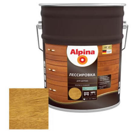 Лазурь лессирующая для дерева Alpina / Альпина