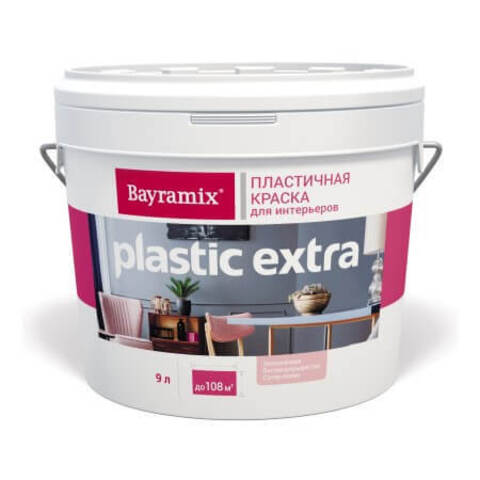 Краска для интерьера Bayramix Plastiс Extra / Байрамикс Пластик Экстра