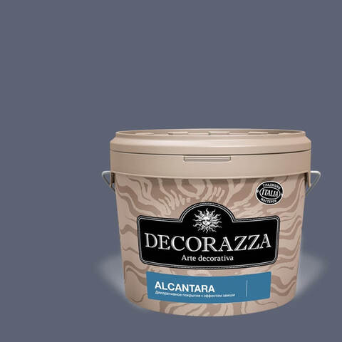 Декоративная штукатурка с эффектом замши и нубука Decorazza Alcantara / Декорацца Алькантара