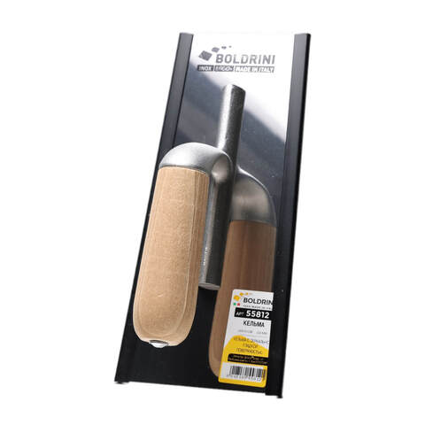 Кельма с зеркальной поверхностью для декоративных штукатурок Boldrini Inox / Болдрини