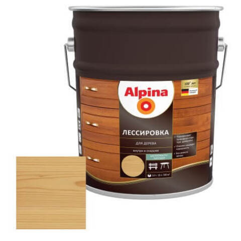 Лазурь лессирующая для дерева Alpina / Альпина