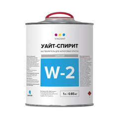 Растворитель уайт спирит для зимних красок Vincent W-2 / Винсент