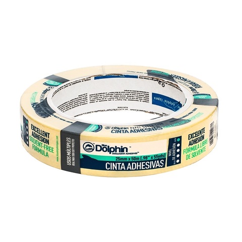 Лента малярная для ровных краев Blue Dolphin Masking Tape / Блю Долфин