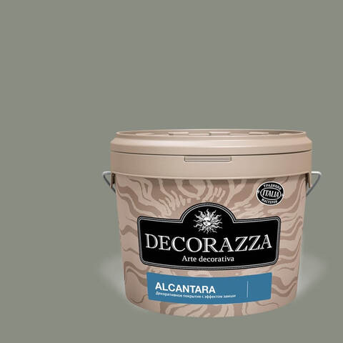 Декоративная штукатурка с эффектом замши и нубука Decorazza Alcantara / Декорацца Алькантара