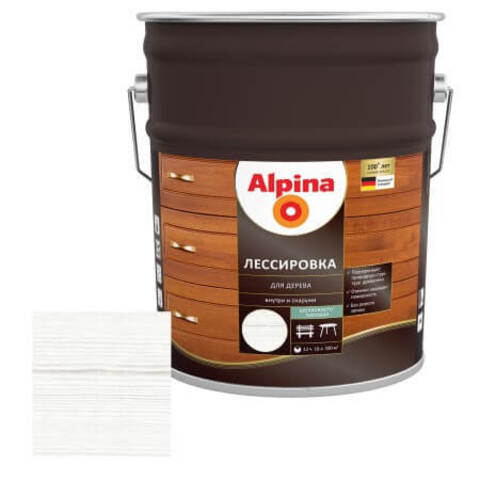 Лазурь лессирующая для дерева Alpina / Альпина