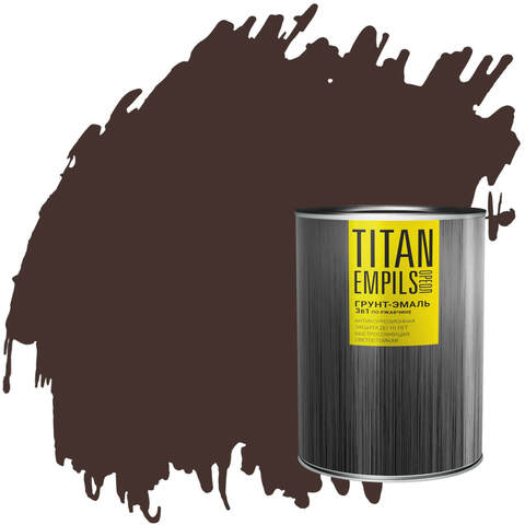 Грунт-эмаль 3 в 1 по ржавчине быстросохнущая Titan Empils / Титан Эмпилс