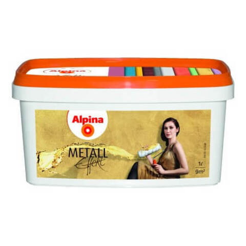 Декоративная краска с металлическим эффектом Alpina Metall Effekt / Альпина