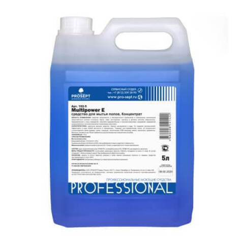 Средство эконом-класса для мытья полов Prosept Multipower E / Проесепт Мультипауэр Е