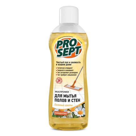 Средство для мытья полов и стен Prosept Multipower / Просепт Мультипауэр