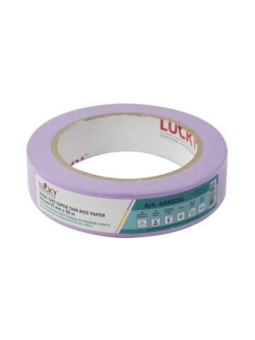 Лента малярная фиолетовая UV 90 дней Lucky Washi  / Лаки
