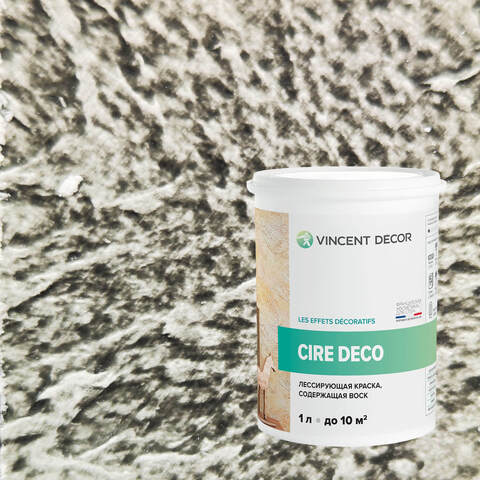 Краска декоративная лессирующая с воском Vincent Decor Cire Deco / Винсент Декор Сир Деко
