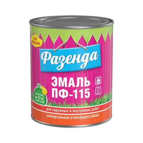 Эмаль универсальная ПФ-115 Фазенда глянцевая