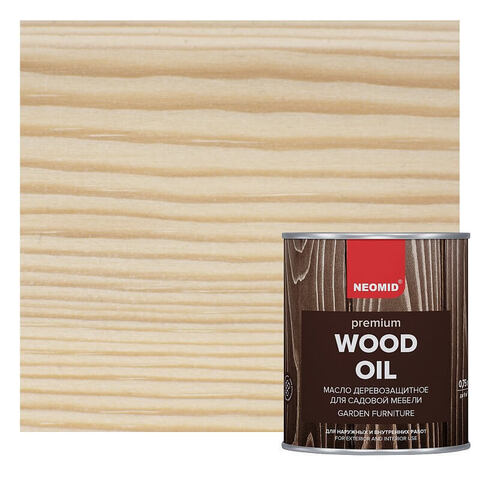 Масло деревозащитное для садовой мебели Neomid Premium / Неомид Премиум