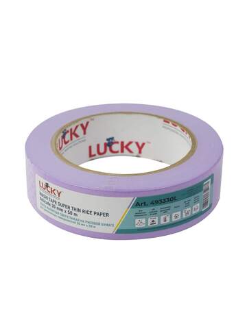 Лента малярная фиолетовая UV 90 дней Lucky Washi  / Лаки