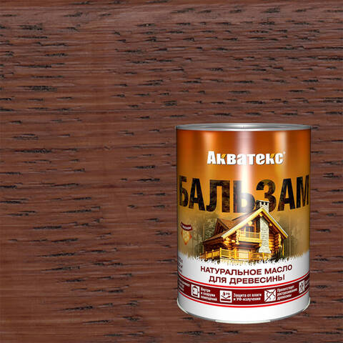 Масло натуральное для древесины Акватекс-Бальзам
