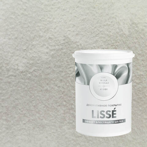 Декоративная штукатурка с эффектом блестящего шелка Vincent Decor Lisse / Винсент Декор Лиссе