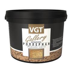 Штукатурка декоративная среднезернистая "короед" 1,5-2 мм VGT Gallery Роллерная / ВГТ