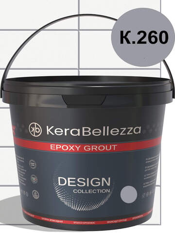 Затирка для плитки двухкомпонентная на эпоксидной основе KeraBellezza Design / Керабеллецца