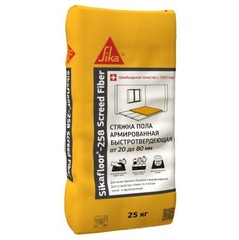 Смесь для стяжки с полимерной фиброй Sika Sikafloor 258 Screed Fiber / Зика Зикафлор 258