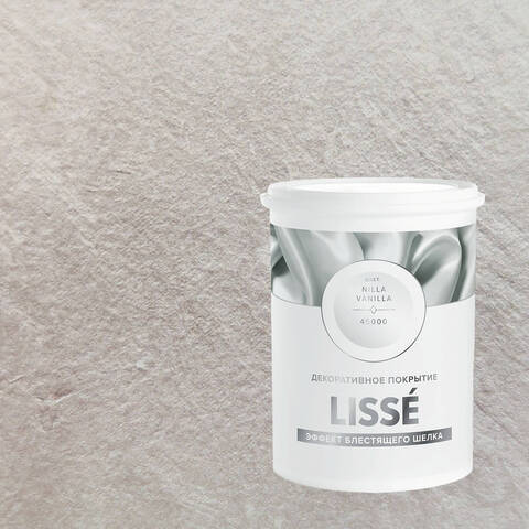 Декоративная штукатурка с эффектом блестящего шелка Vincent Decor Lisse / Винсент Декор Лиссе