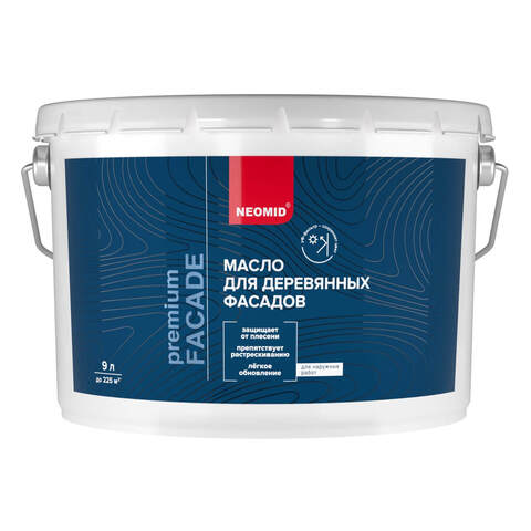 Масло для деревянных фасадов Neomid Premium Facade / Неомид Премиум