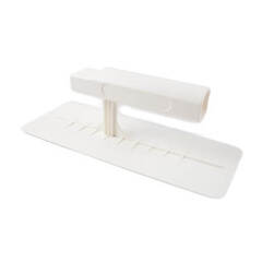 Кельма венецианская пластиковая прямоугольная белая STMDecor D2080S  / СТМДекор