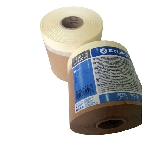 Лента бумажная с малярной лентой Storch Cover Quick / Шторх 96710023
