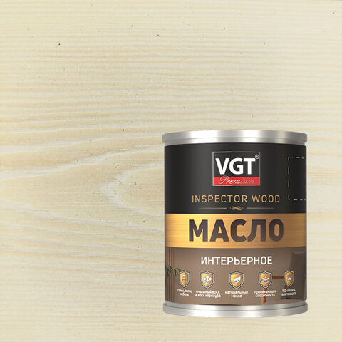 Масло интерьерное VGT Premium Inspector Wood / ВГТ Премиум Инспектор Вуд
