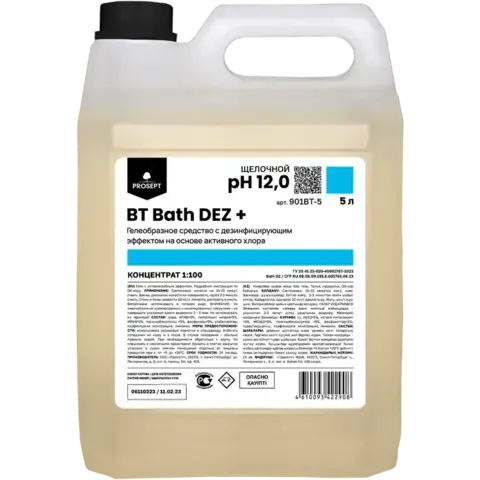 Гель для уборки и дезинфекции санузлов Prosept Prof BT Bath DEZ+ / Просепт Проф
