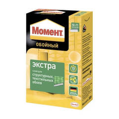 Клей для структурных, текстильных обоев Момент Экстра