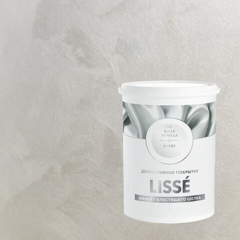 Декоративная штукатурка с эффектом блестящего шелка Vincent Decor Lisse / Винсент Декор Лиссе