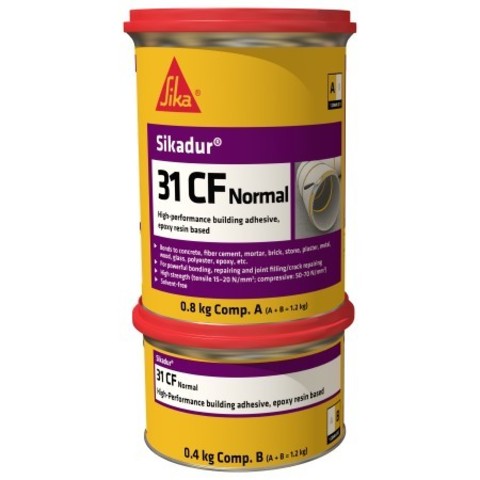 Клей конструкционный двухкомпонентный и ремонтный состав Sikadur 31 CF Normal / Зикадур ЦФ Нормал