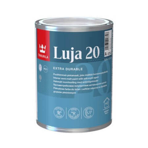 Краска для влажных помещений Tikkurila Luja 20 / Тиккурила Луя 20 полуматовая