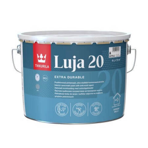 Краска для влажных помещений Tikkurila Luja 20 / Тиккурила Луя 20 полуматовая