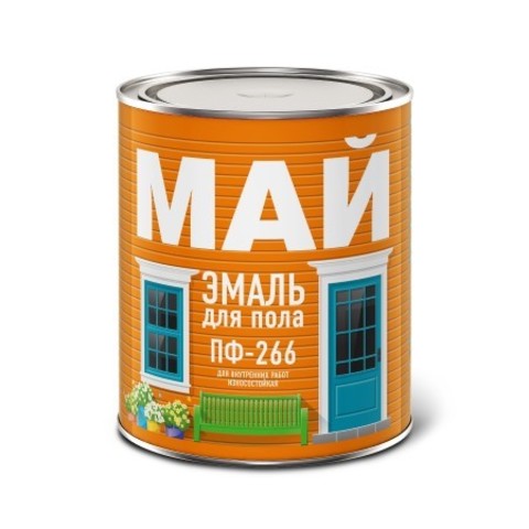 Эмаль для пола ПФ-266 Май