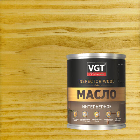Масло интерьерное VGT Premium Inspector Wood / ВГТ Премиум Инспектор Вуд
