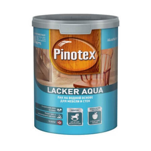 Лак интерьерный для древесины и бетона Pinotex Lacker Aqua 10 / Пинотекс Аква 10 матовый